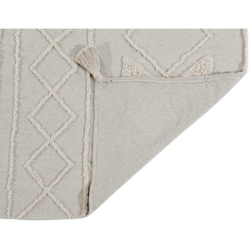 Tribu Washable Rug. Natural