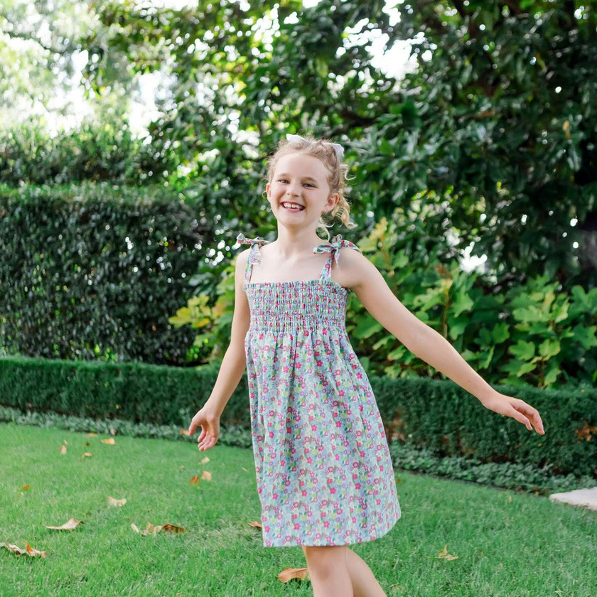 Betsy Girls' Woven Dress - Arboretum Floral