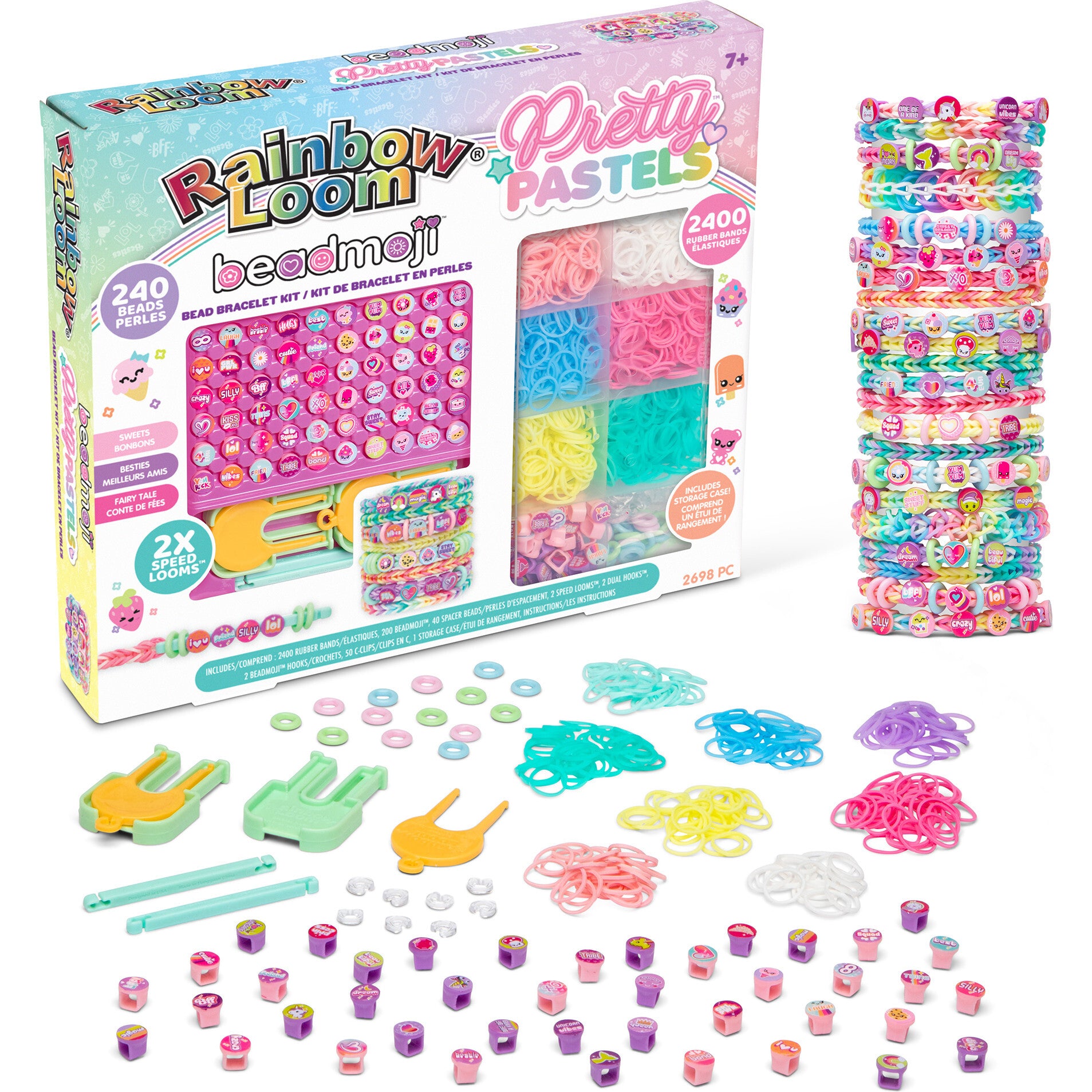 Beadmoji: Bead Bracelet Kit - Pretty Pastels