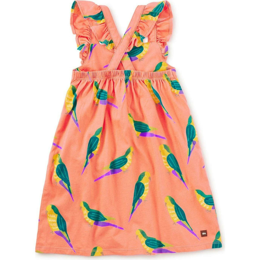 Ruffle Strap Dress, Pink