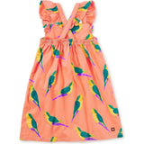 Ruffle Strap Dress, Pink