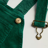 Moss Green Corduroy Overalls