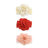 Multicolor Floral Elastic Headband Set