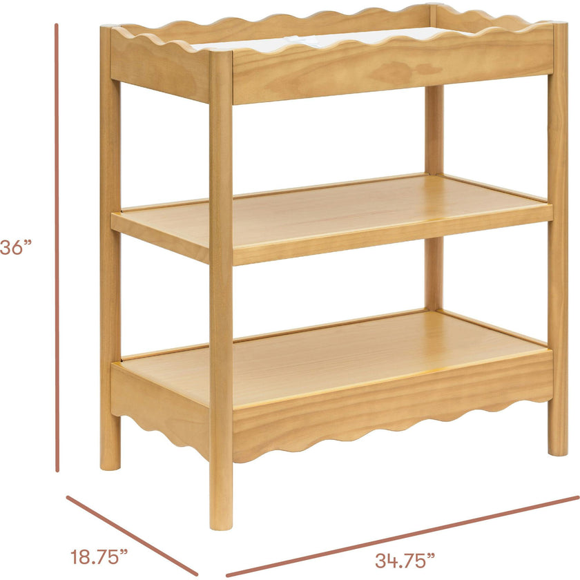 Swell Changing Table in Honey