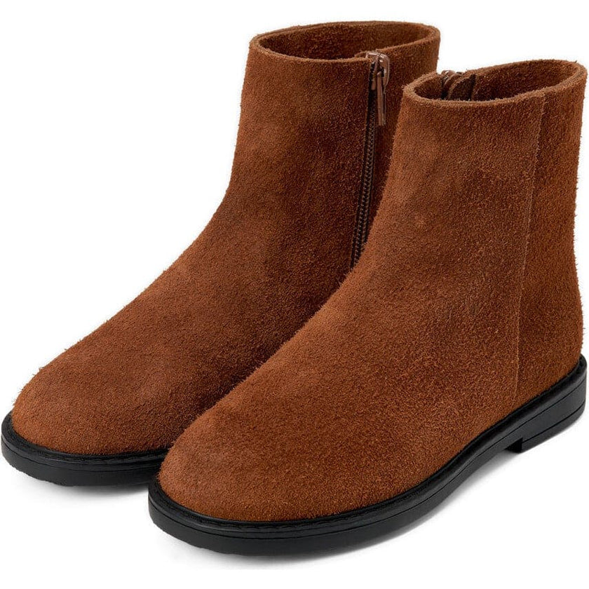 Sebastian Suede Zipper Chelsea Boots