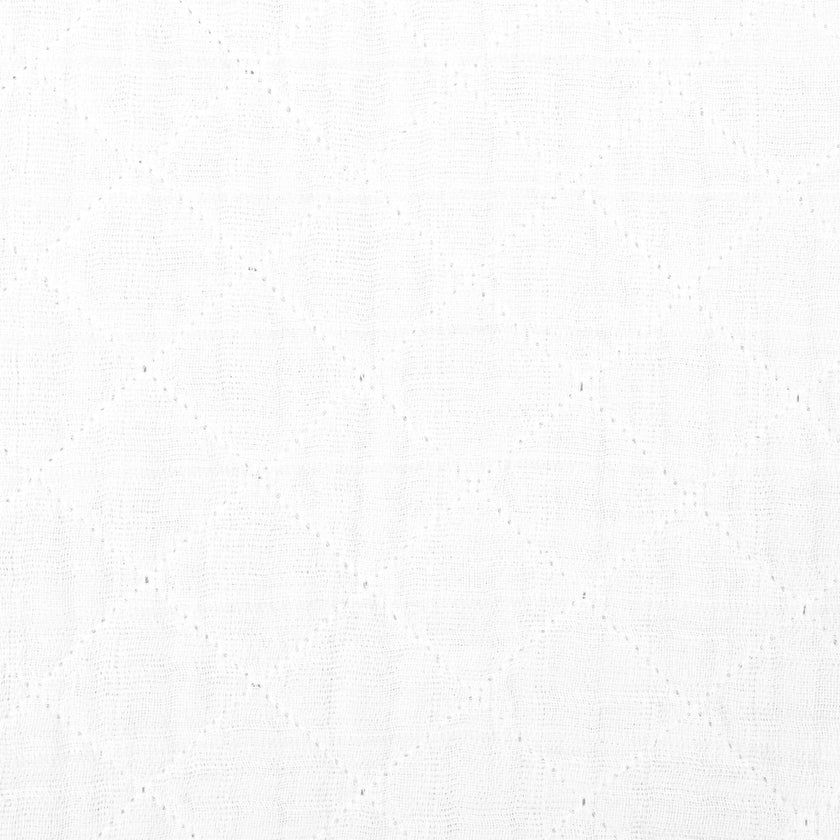 Quilted Changing Pad Cover in White