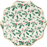 Holly Pattern Dinner Plates