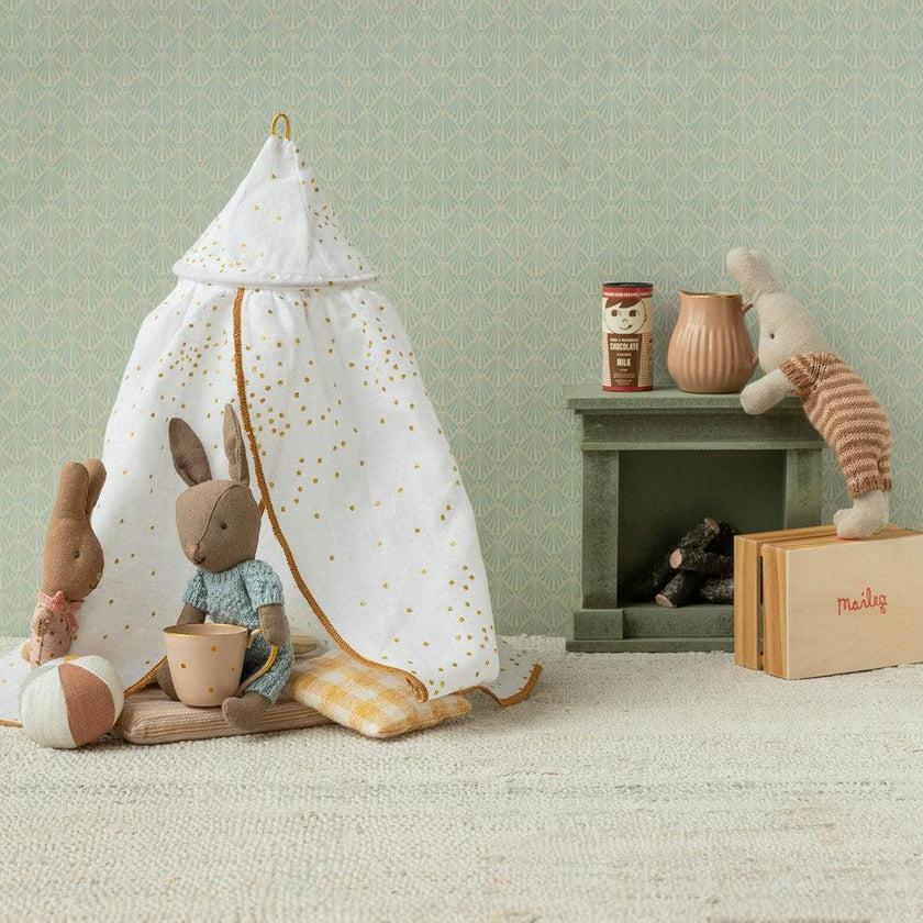 Rabbit set, Micro - Brown - Blue