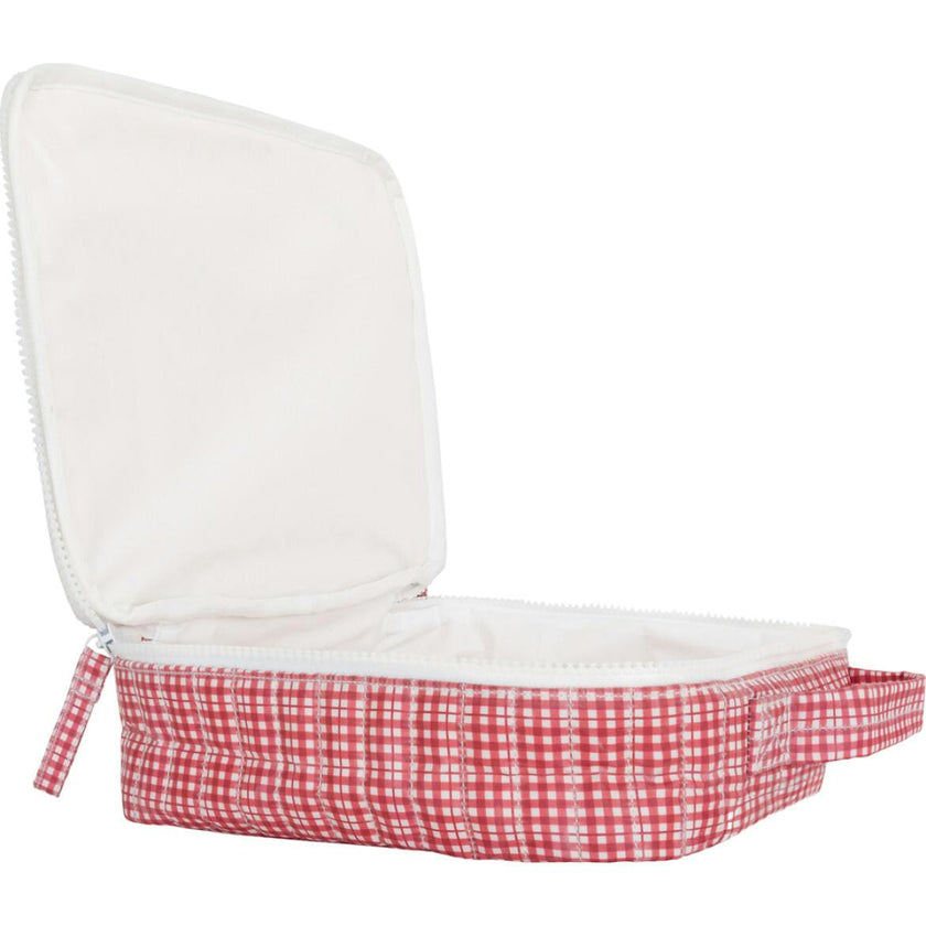 Poppy Gingham Coated Lunchbox