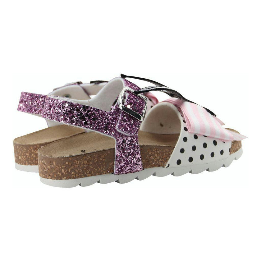 Pink Glitter Bugs Sandals