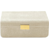 Modern Shagreen Large Jewelry Box