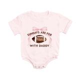 Sundays Are For Football Short Sleeve Romper