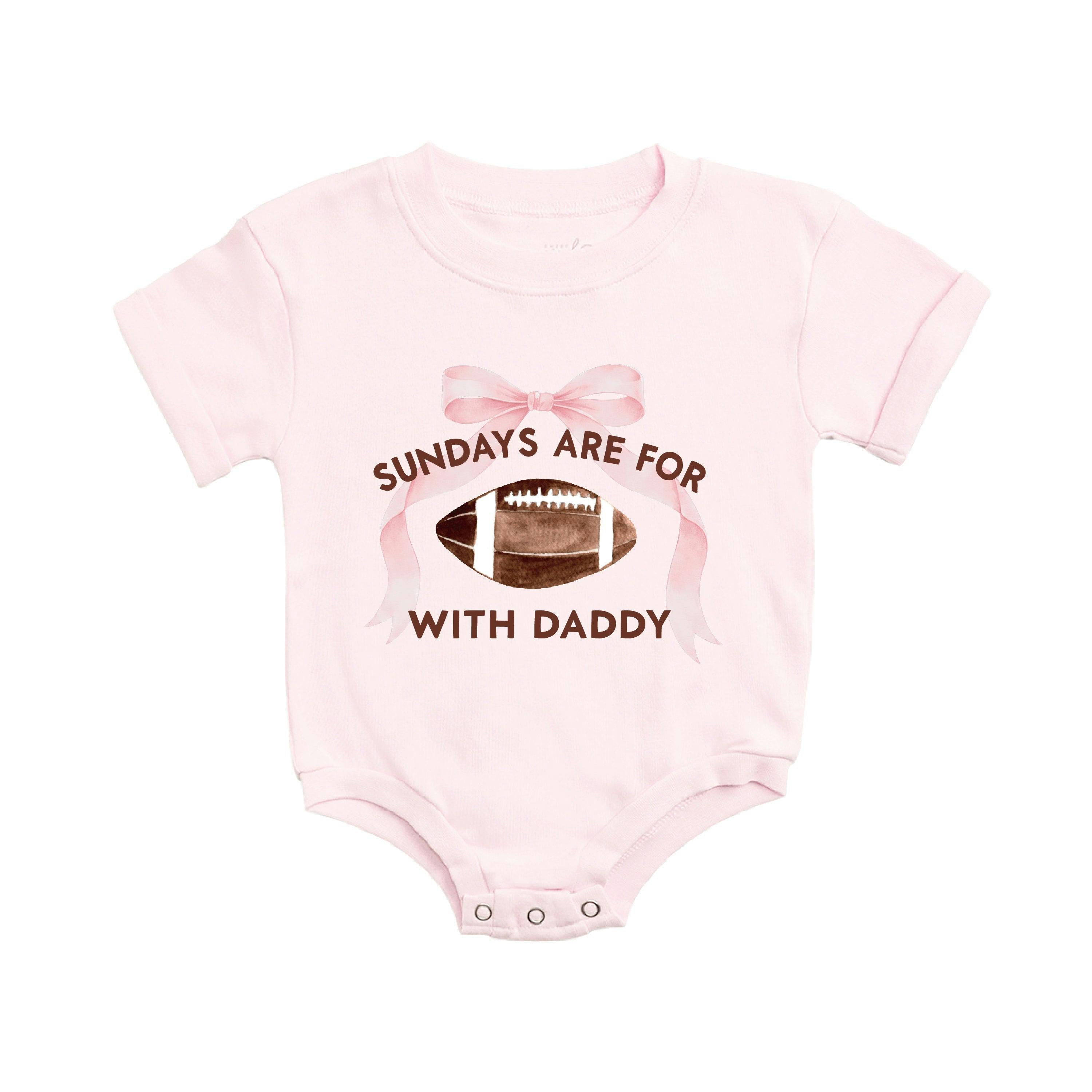 Sundays Are For Football Short Sleeve Romper