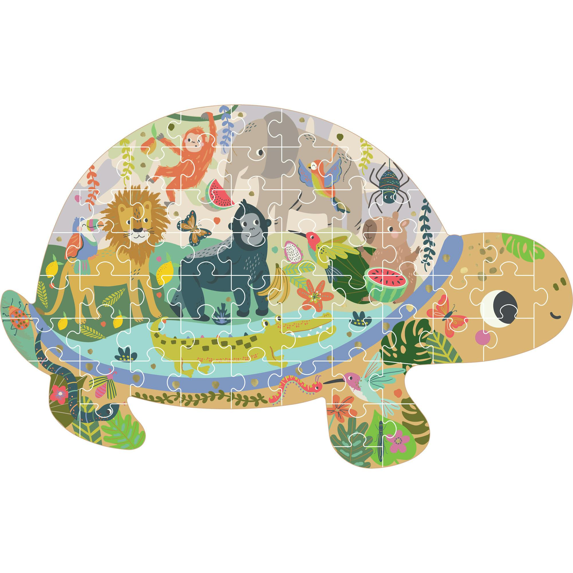 Jungle 60pc Shaped Puzzle