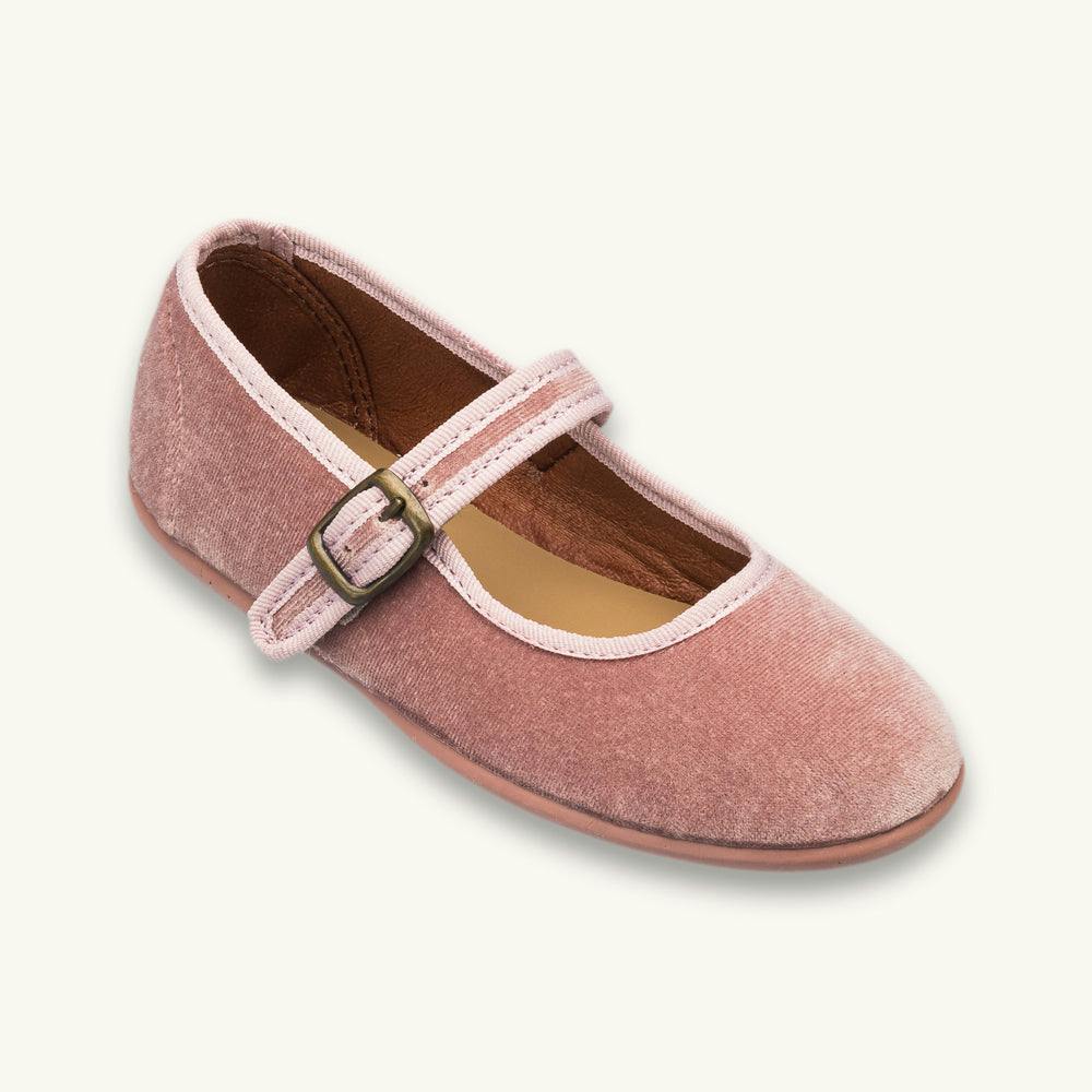 Isa Velvet Mary Jane | Pink