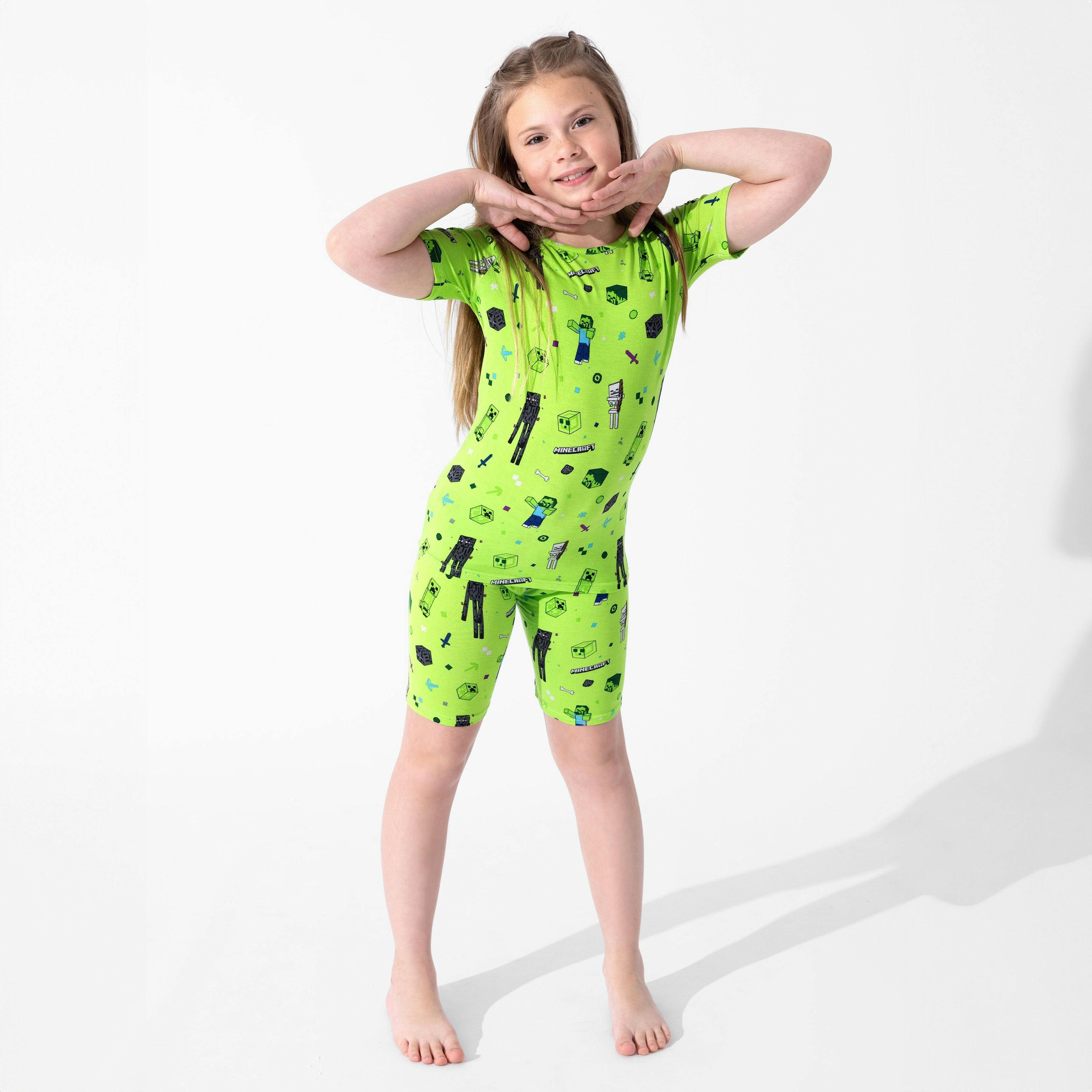 Minecraft Mob Squad Kids Pajama Short Set