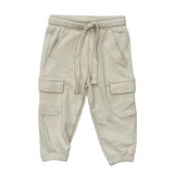 Boys Cargo Pants in Beige