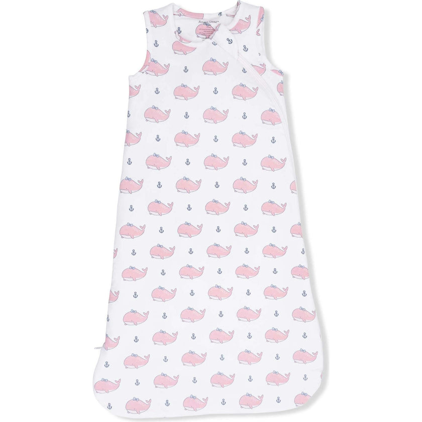 Bubbly Whale with Bow Pink - Sleep Bag