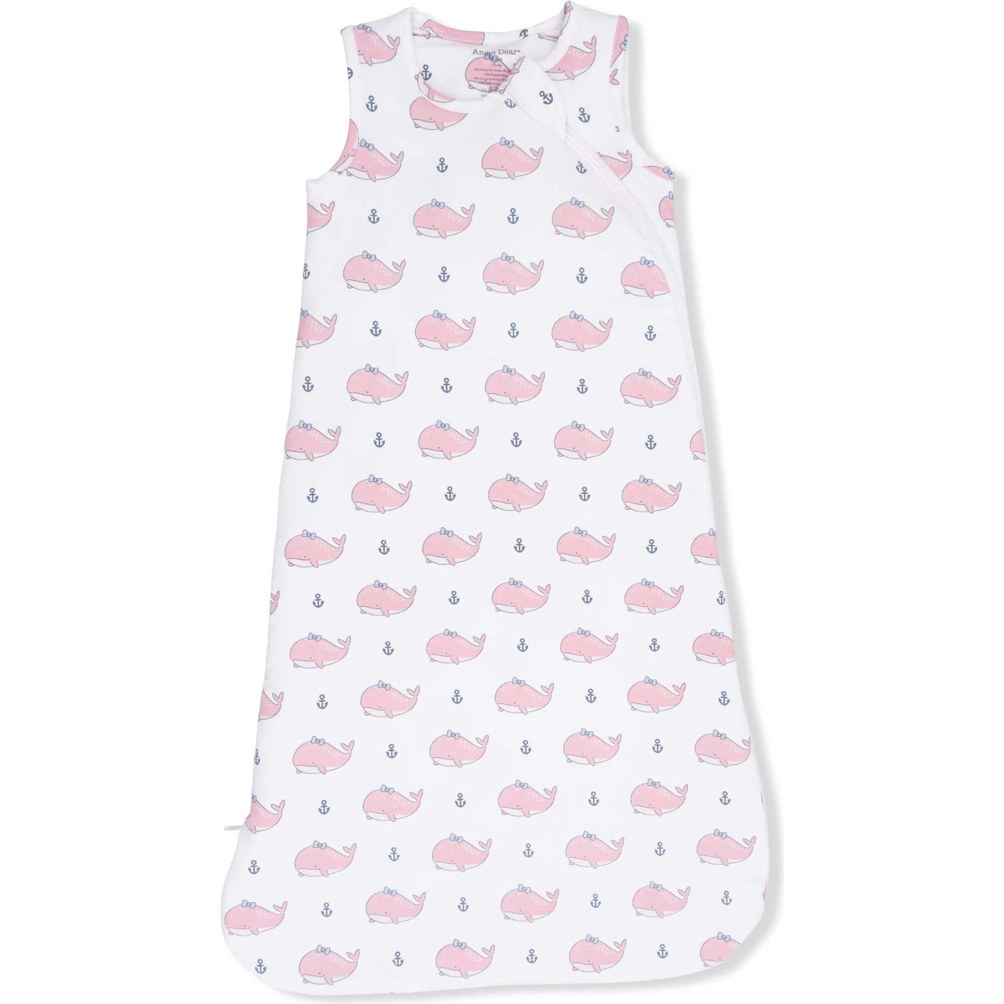 Bubbly Whale with Bow Pink - Sleep Bag