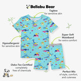 Baby Shark Bamboo Kids Pajama Short Set