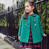 Fitzrovia Pea Coat - Cut Grass Green