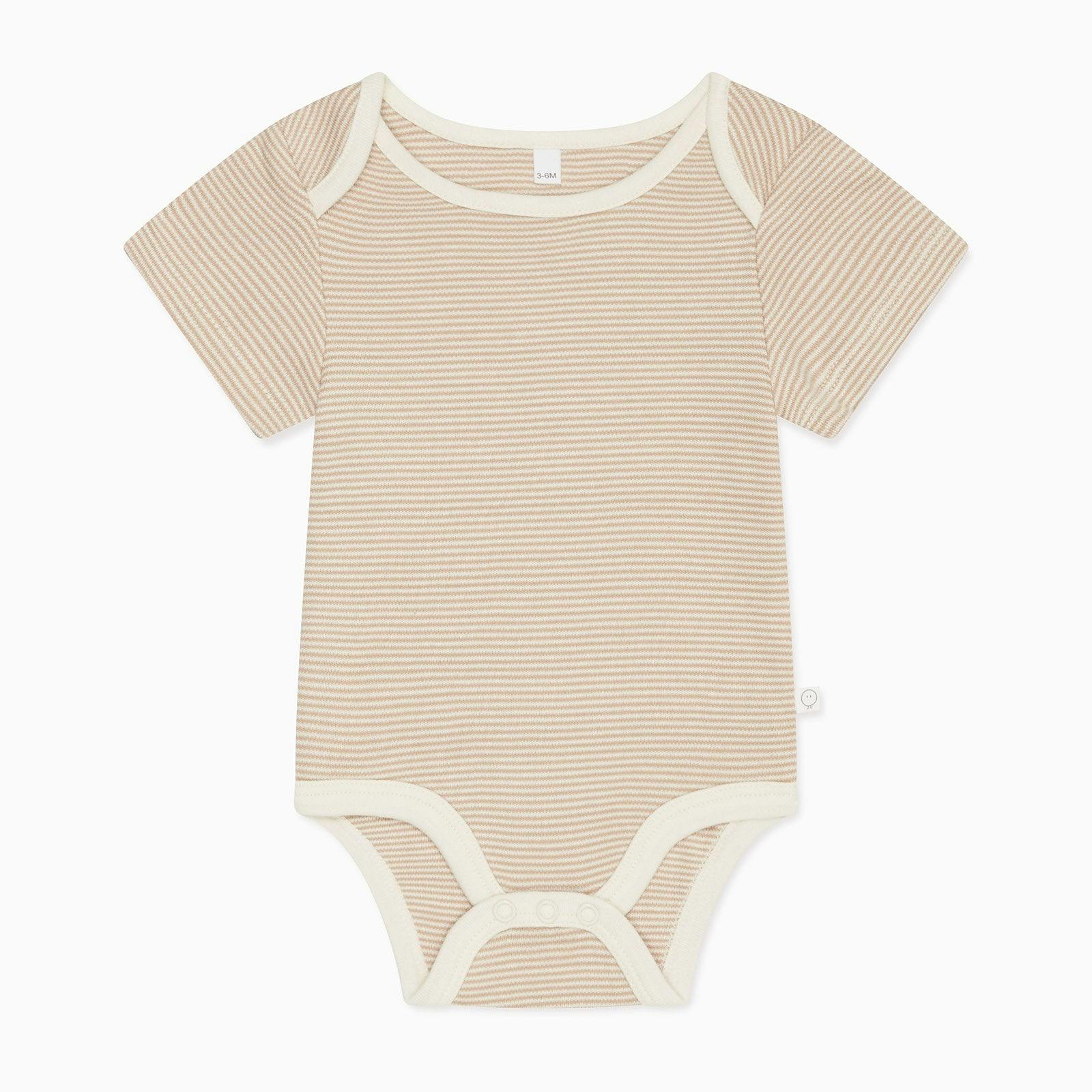 Short Sleeve Bodysuit - White