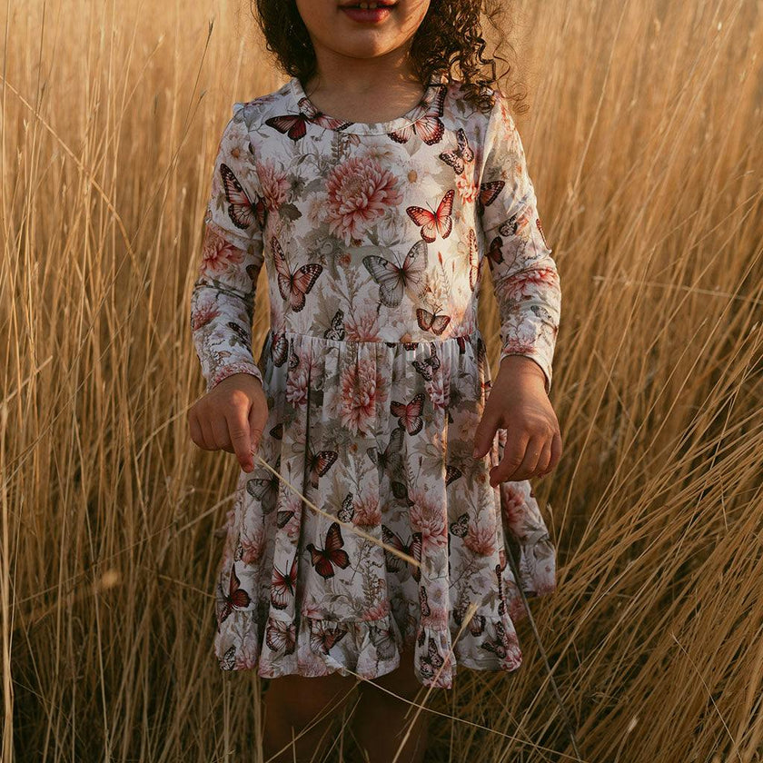 Leanne Ruffled Twirl Dress