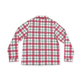 Holiday Plaid - Adult Long Sleeve Coat Style and Pant with Pockets