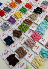 BOW SLICK BACK PONYTAILS (PACK OF 3)