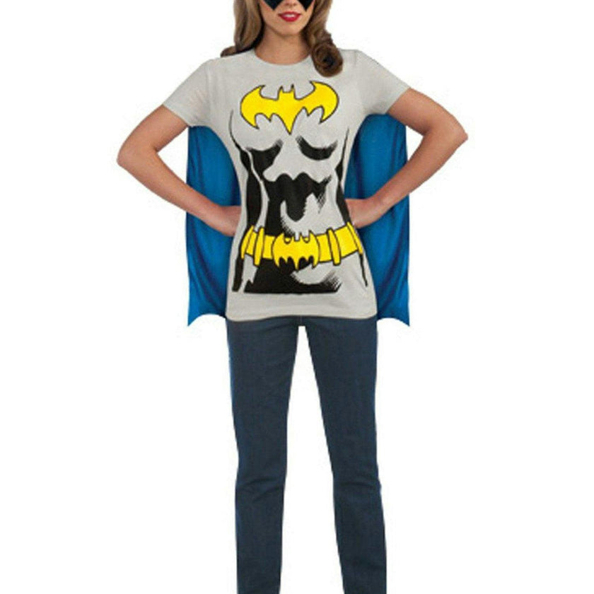 Batgirl Adult T-Shirt Costume Set