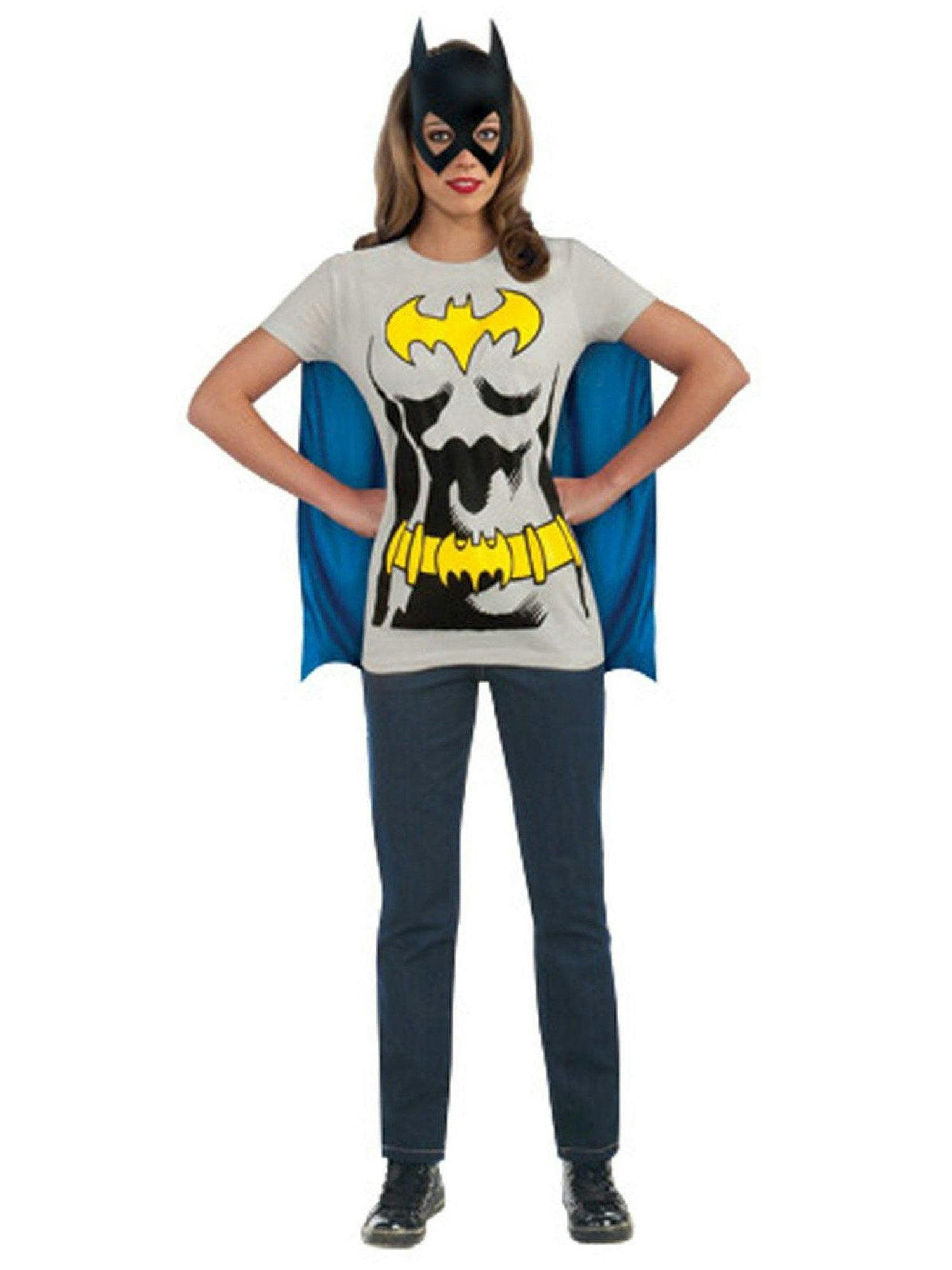 Batgirl Adult T-Shirt Costume Set