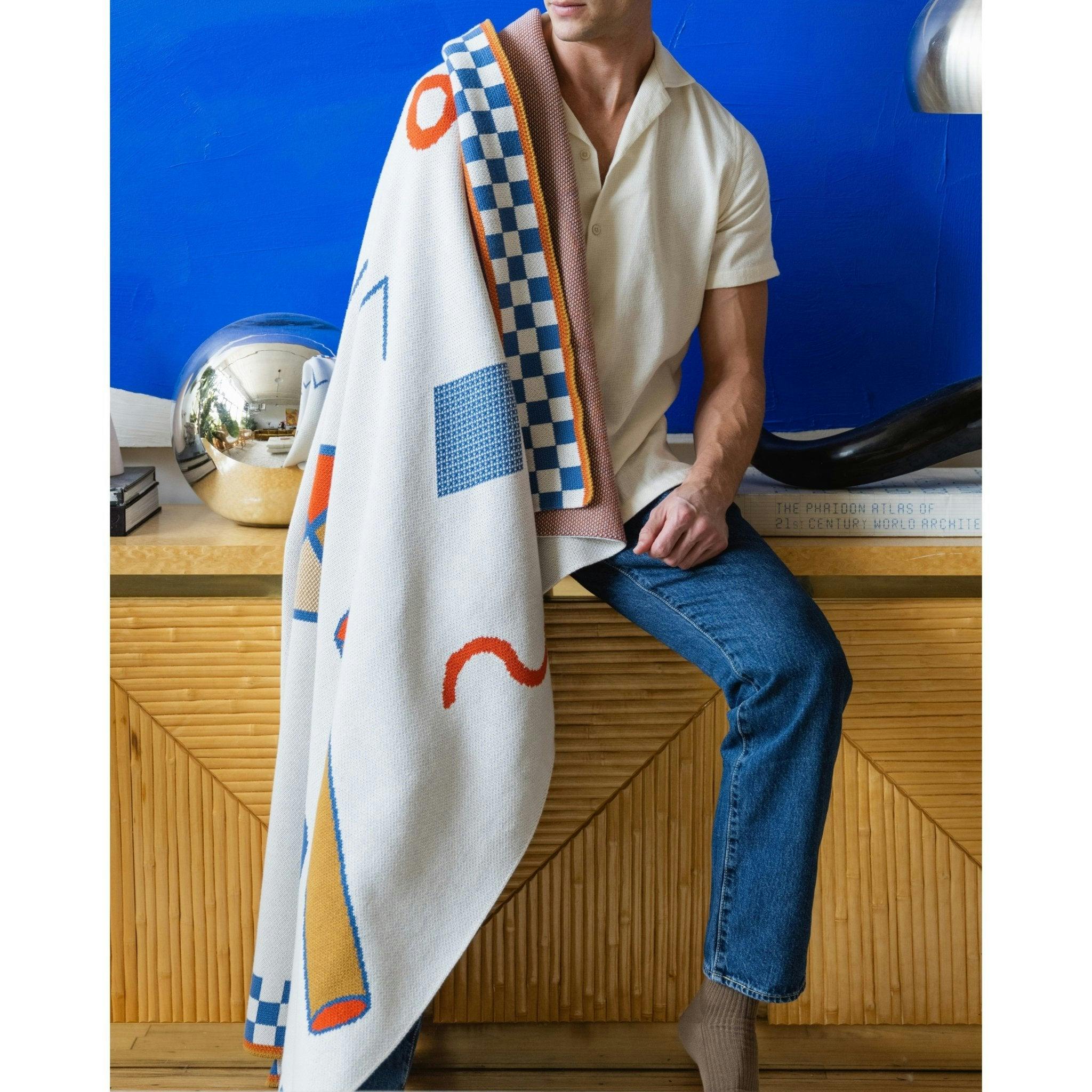 Shapes Knit Blanket