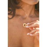 Personalized Intertwined Necklace, 18k Rose Gold Plated