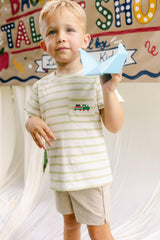 Jackson Pocket Tee - Campus Stripe