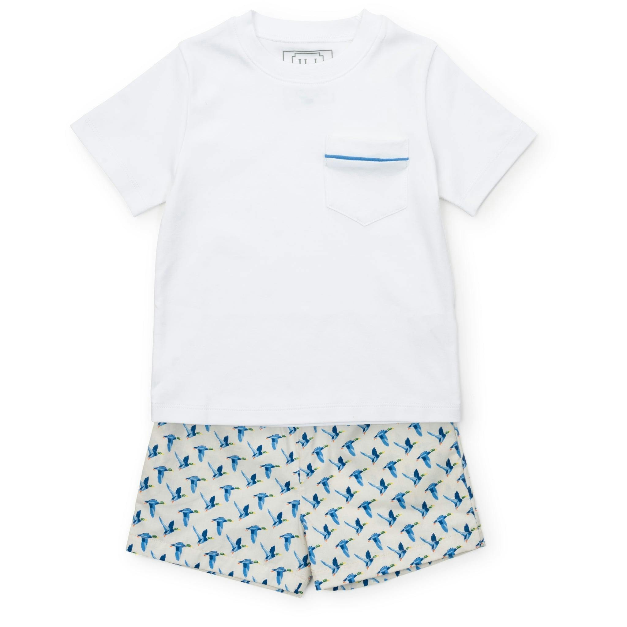 Hudson Boys' Short Set - Mallard Ducks