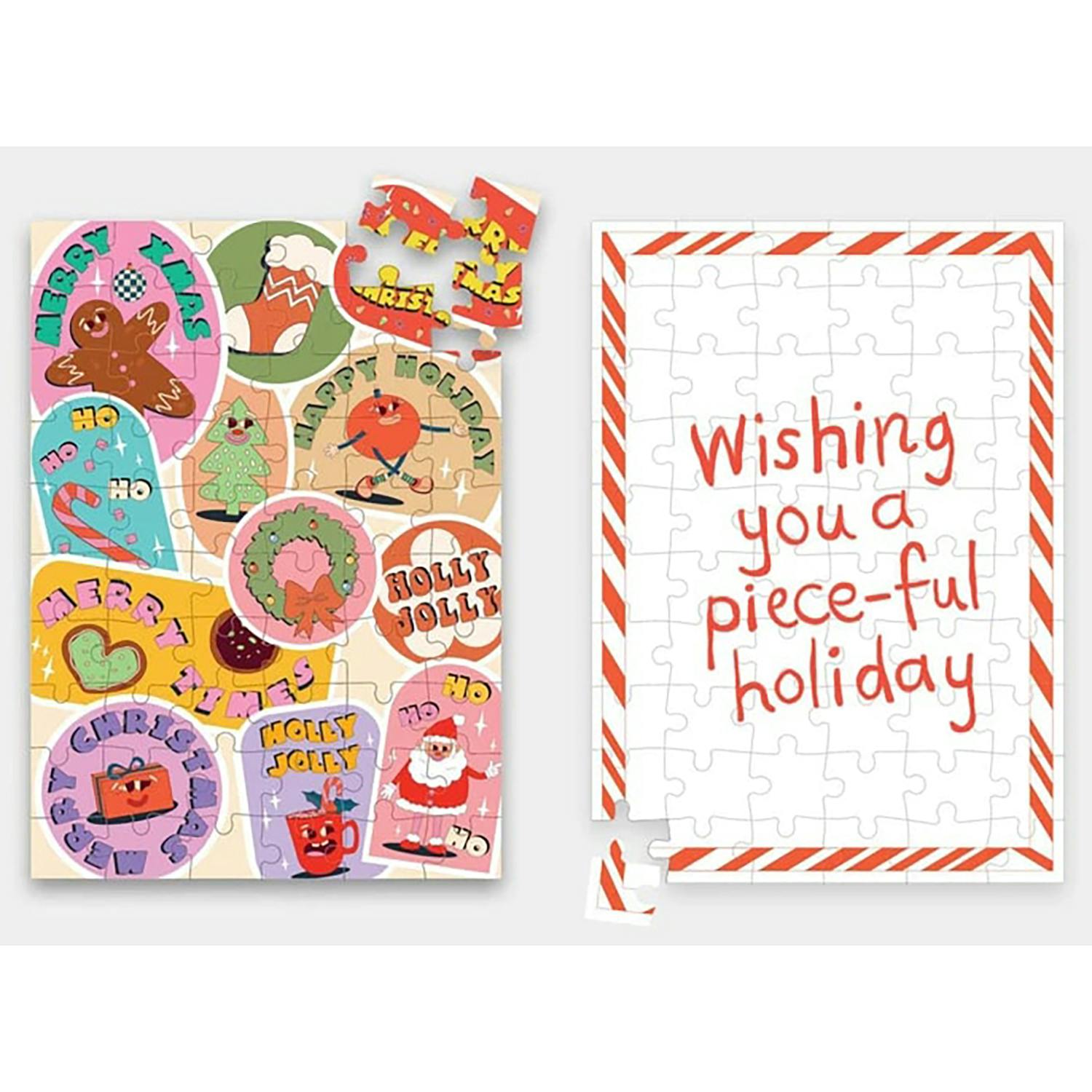 JOS: Jigsaw Greeting Card Puzzle - Happy Holiday
