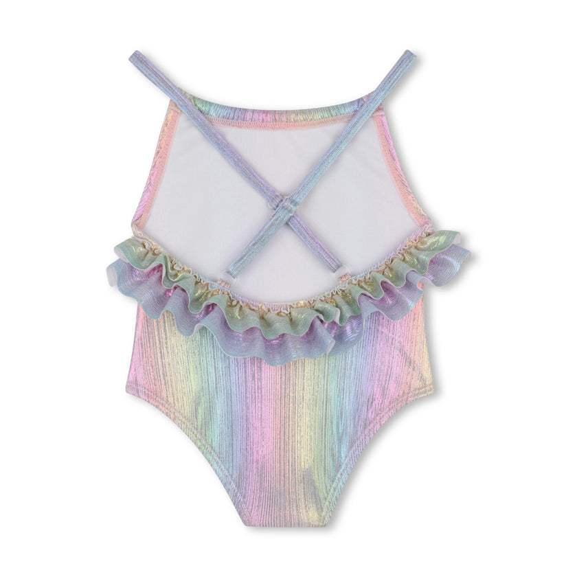 Younger Girls Iridescent Rainbow Swimsuit