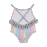 Younger Girls Iridescent Rainbow Swimsuit
