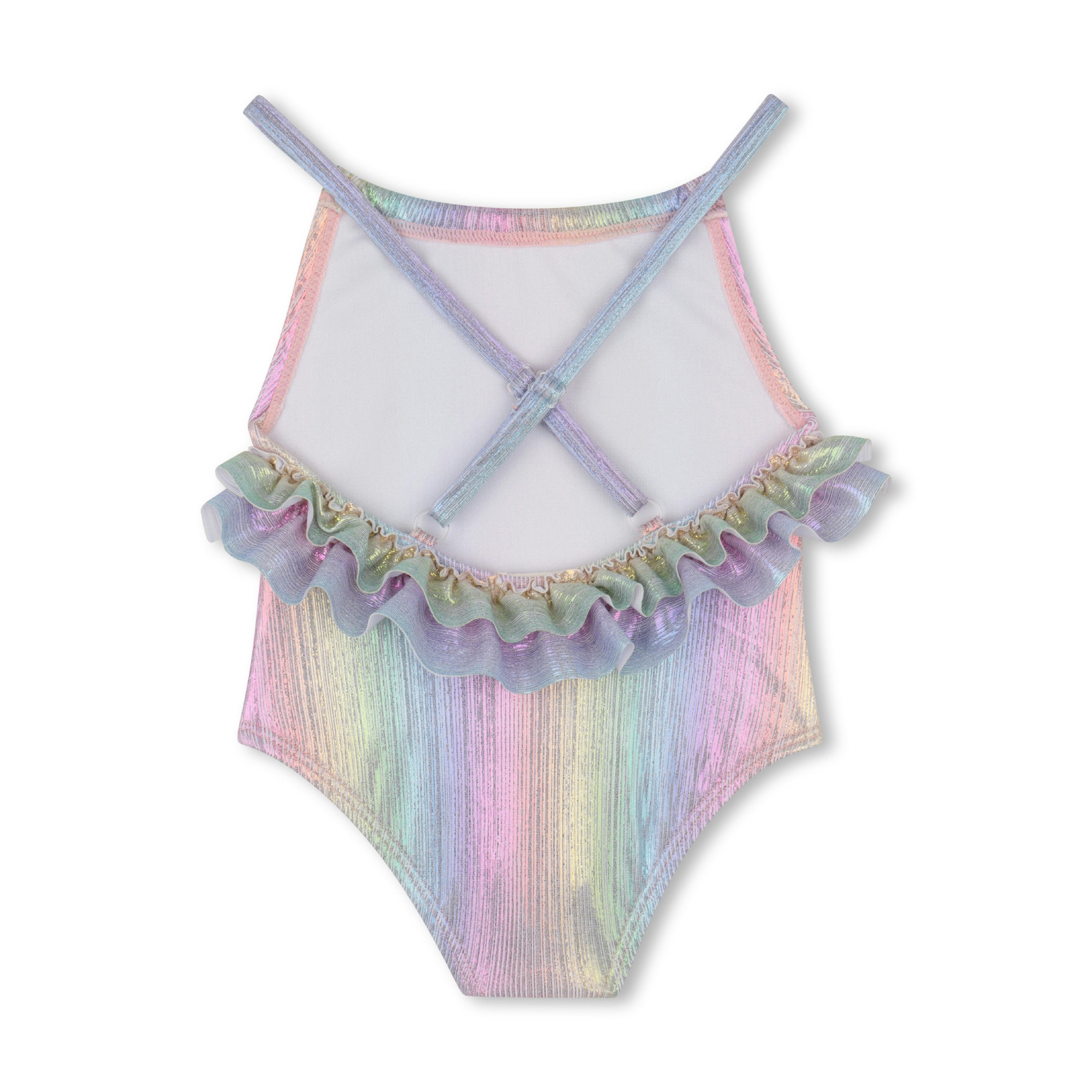 Younger Girls Iridescent Rainbow Swimsuit