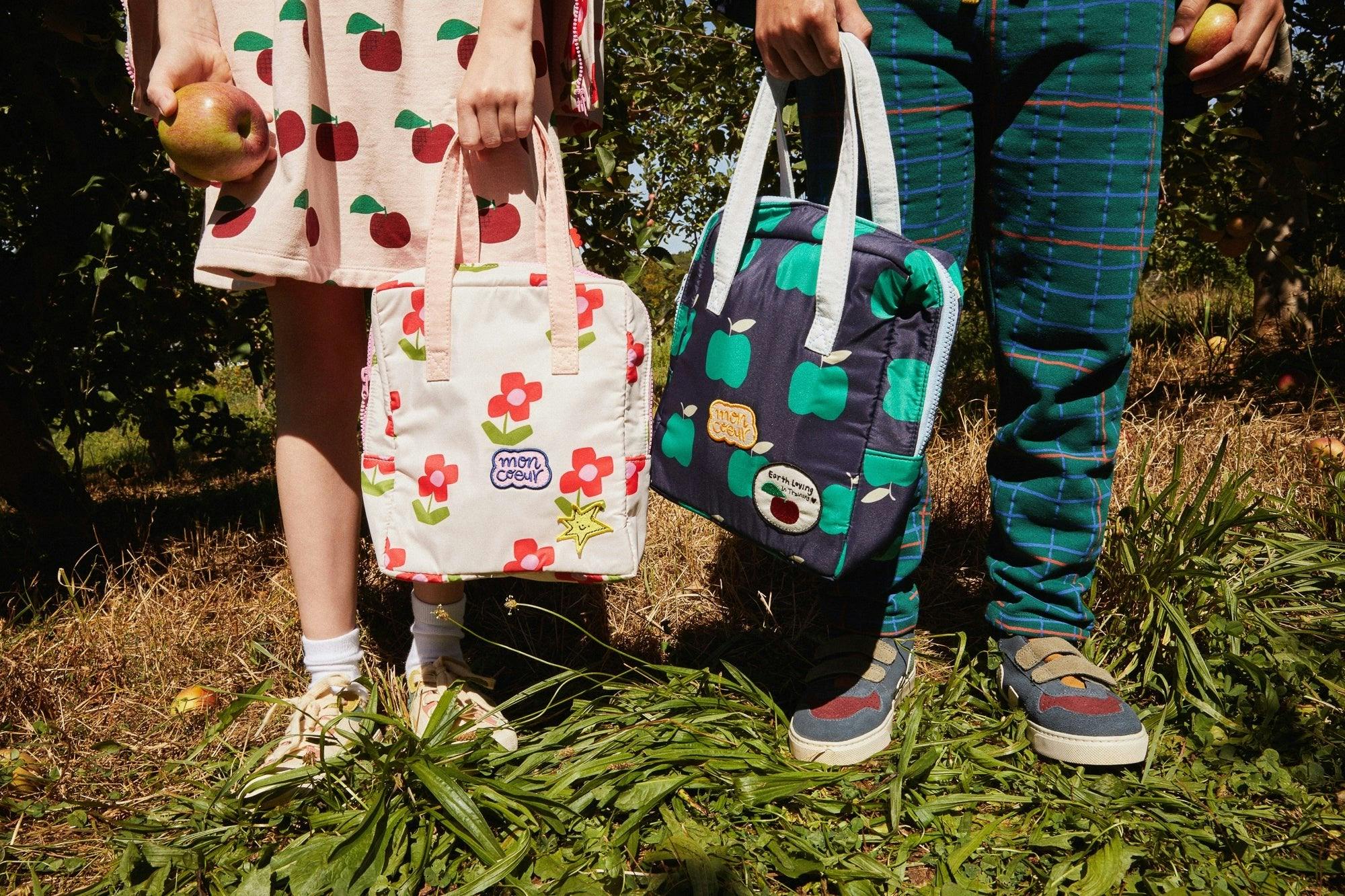 Recycled Cotton Apples Kid Ruffle Dress