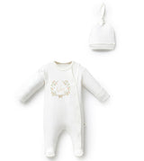 Ivory Flower Garland Outfit Set