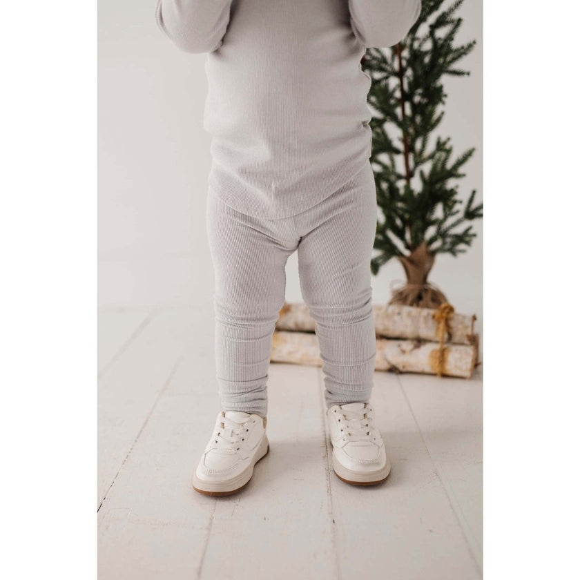 Ribbed Leggings Cream, Cream