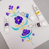 Professional Watercolor Paint Set: Bright Colors