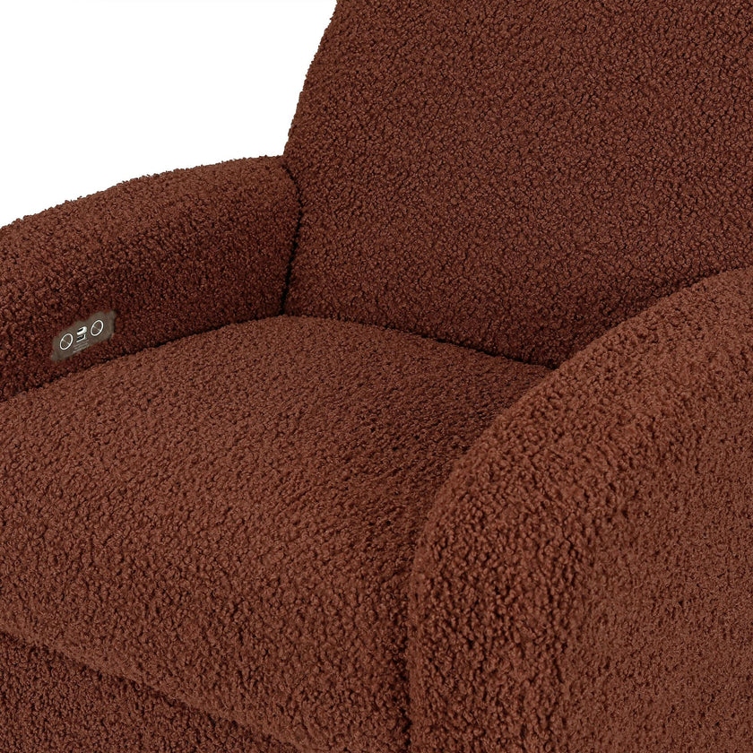Nami Electronic & Swivel Glider Recliner With USB Port