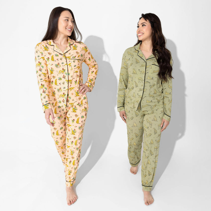 Pounce In Paradise Cheetah Bamboo Women's Pajama Set