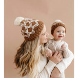 Diamond Faire Isle Hat - Walnut