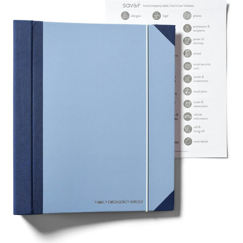 Family Emergency Binder