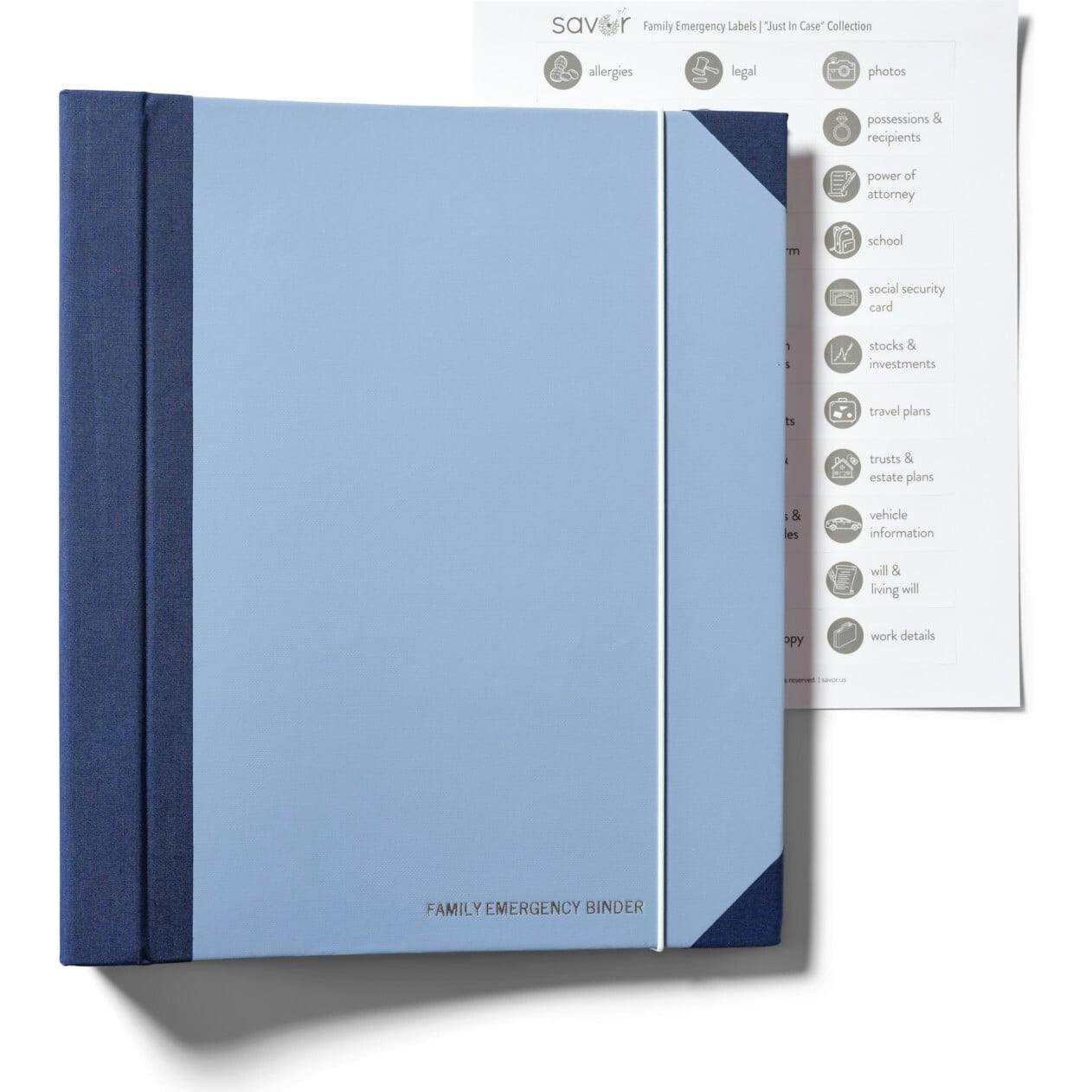 Family Emergency Binder