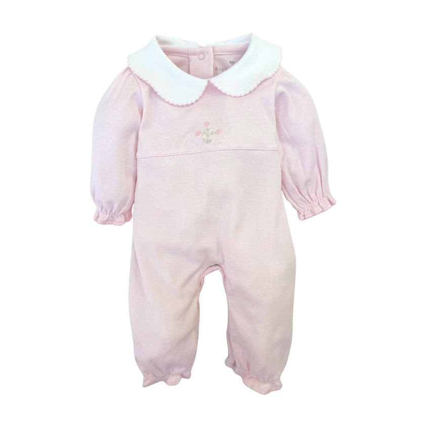 Pima Romper Rose Pink