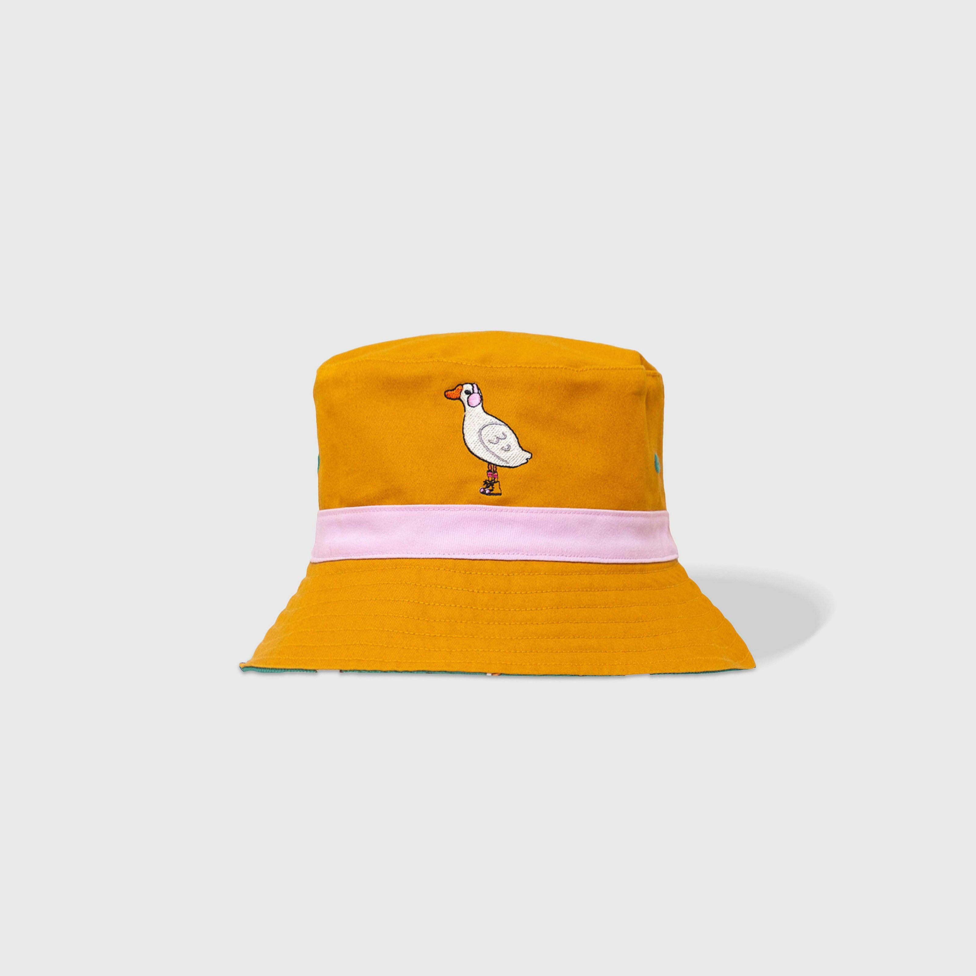 Reversible Bucket Hat – Pals in Print Collection: Silly Ducks